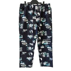 NWT Disney Parks A Silly Symphony THE SKELETON DANCE Adult Drawstring Pants Sz L